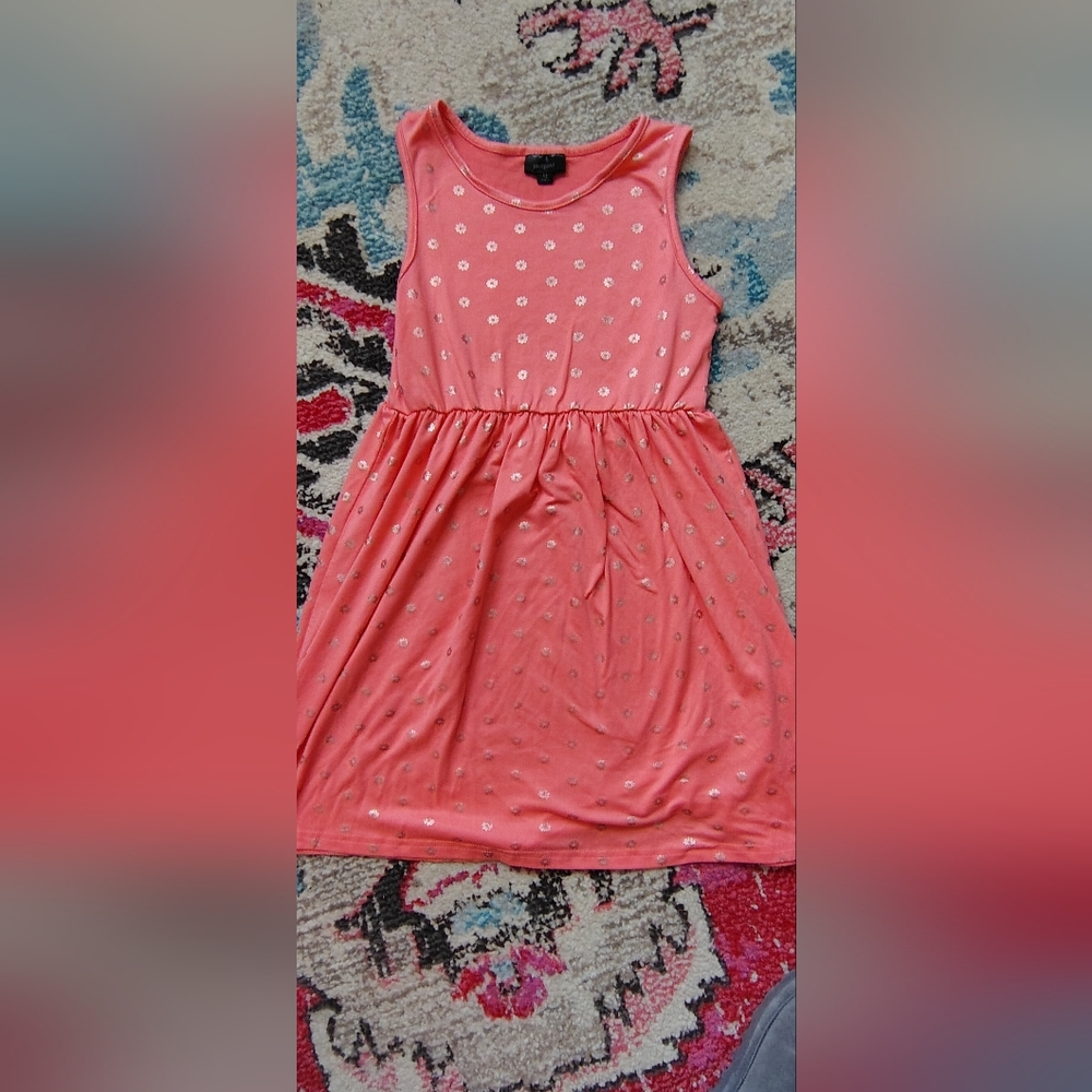 Charming Pink Kids Casual Dress
